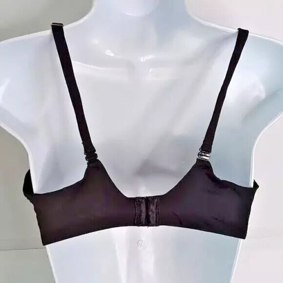 Maidenform Bra One Fab Fit 36C Black Demi Underwire 03150F Multiway Straps Lace - Picture 5 of 7
